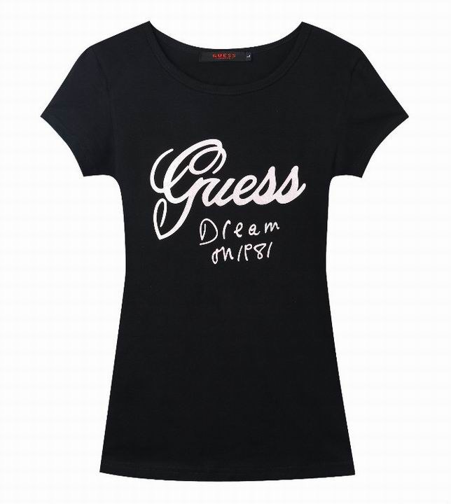 Guess short round collar T woman S-XL-010